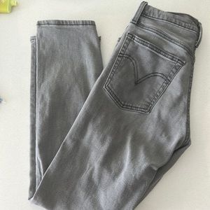 Levi Wedgi Straight Jeans in Gray - Size 29